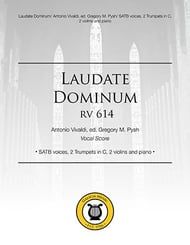 Laudate Dominum SATB choral sheet music cover Thumbnail